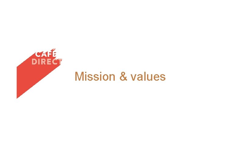 Mission & values 