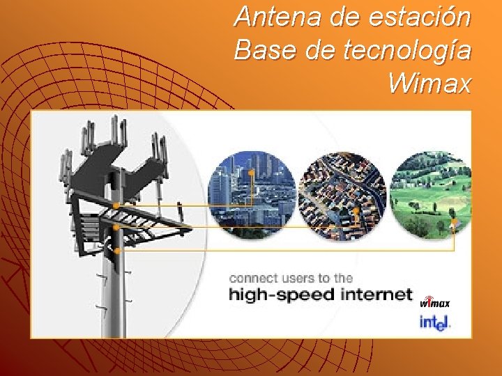 Antena de estación Base de tecnología Wimax 