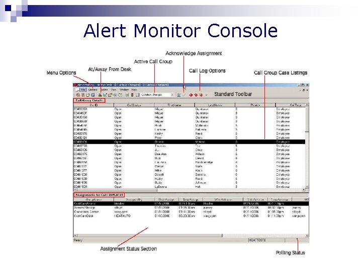 Alert Monitor Console 