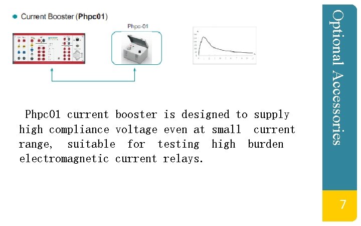 Optional Accessories Phpc 01 current booster is designed to supply high compliance voltage even Optional Accessories Phpc 01 current booster is designed to supply high compliance voltage even
