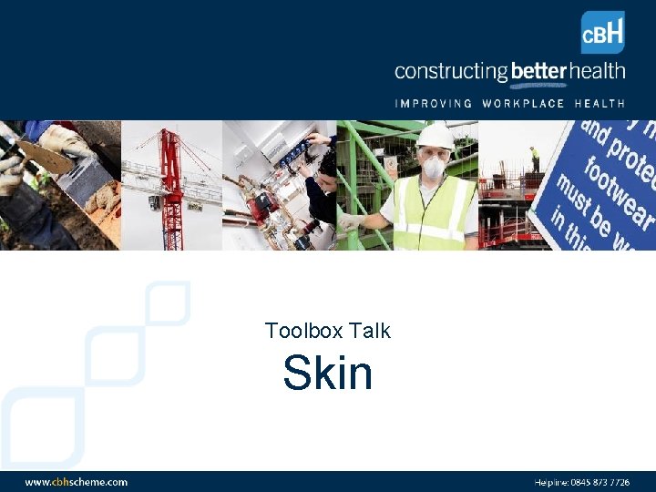 Toolbox Talk Skin 