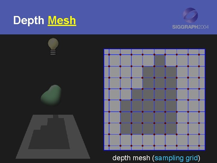 Depth Mesh depth mesh (sampling grid) 