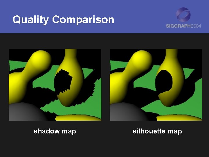 Quality Comparison shadow map silhouette map 