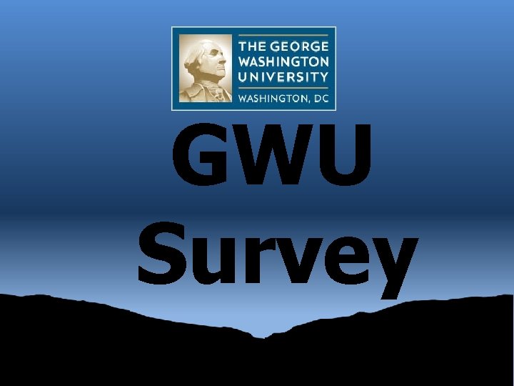 GWU Survey 