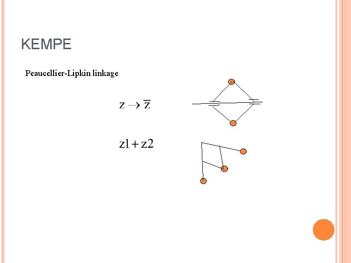 KEMPE Peaucellier-Lipkin linkage 