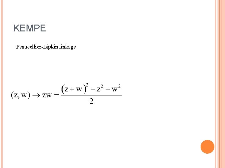 KEMPE Peaucellier-Lipkin linkage 