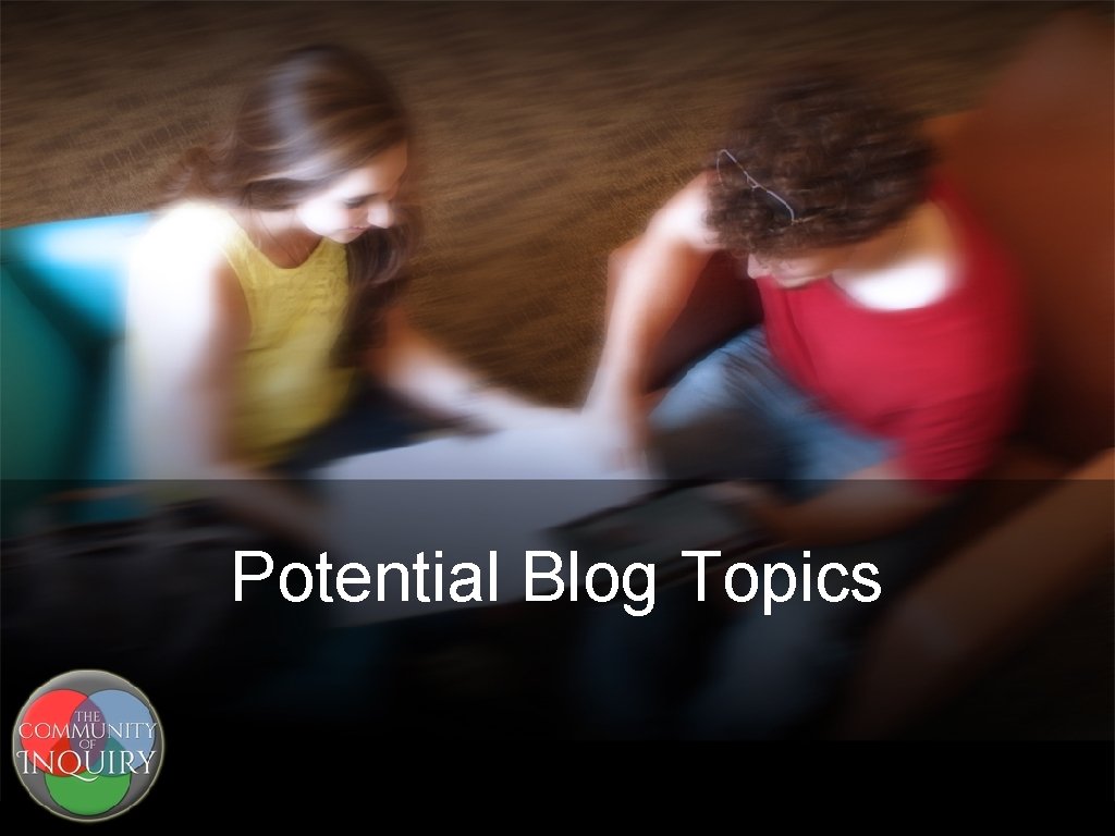 Potential Blog Topics 