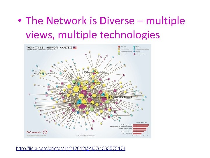  • The Network is Diverse – multiple views, multiple technologies http: //flickr. com/photos/11242012@N