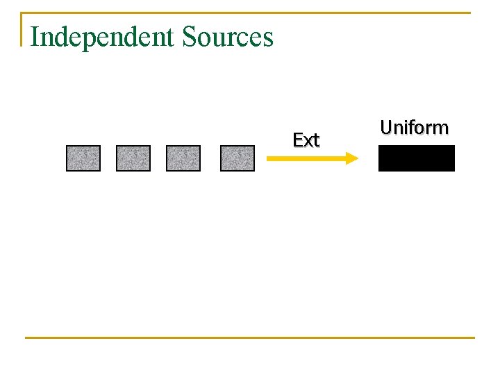 Independent Sources Ext Uniform 