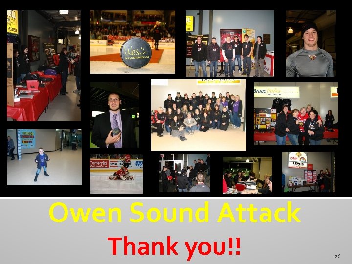 Crisis and Counselling Owen Sound Attack Thank you!! 26 