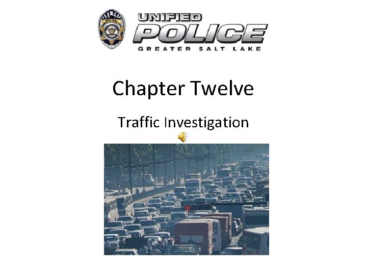 Chapter Twelve Traffic Investigation 