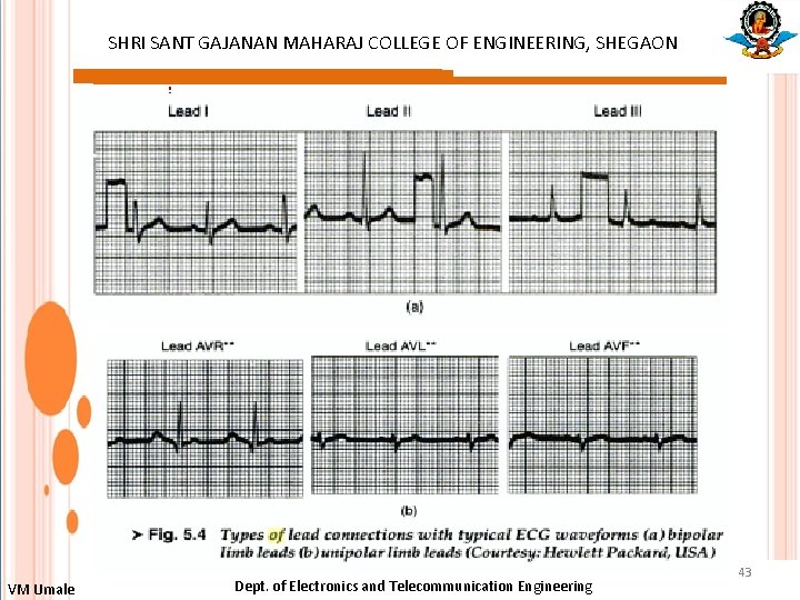 SHRI SANT GAJANAN MAHARAJ COLLEGE OF ENGINEERING, SHEGAON : VM Umale Dept. of Electronics