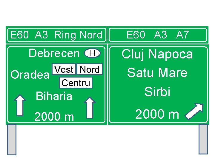 E 60 A 3 Ring Nord E 60 A 3 A 7 Debrecen Biharia