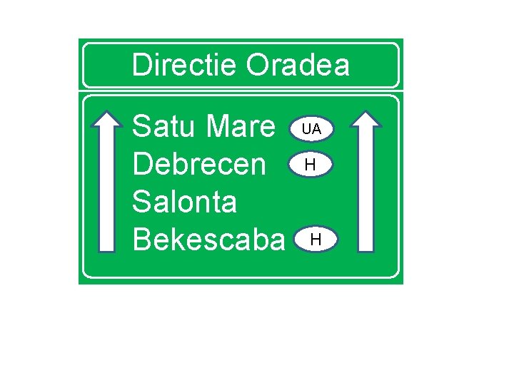 Directie Oradea Satu Mare Debrecen Salonta Bekescaba UA H H 