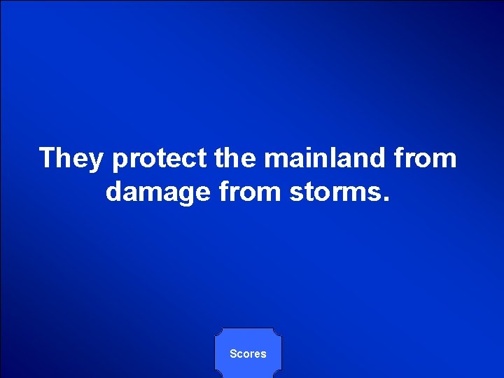 © Mark E. Damon - All Rights Reserved They protect the mainland from damage