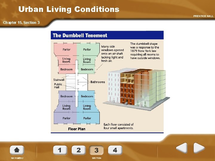 Urban Living Conditions Chapter 15, Section 3 