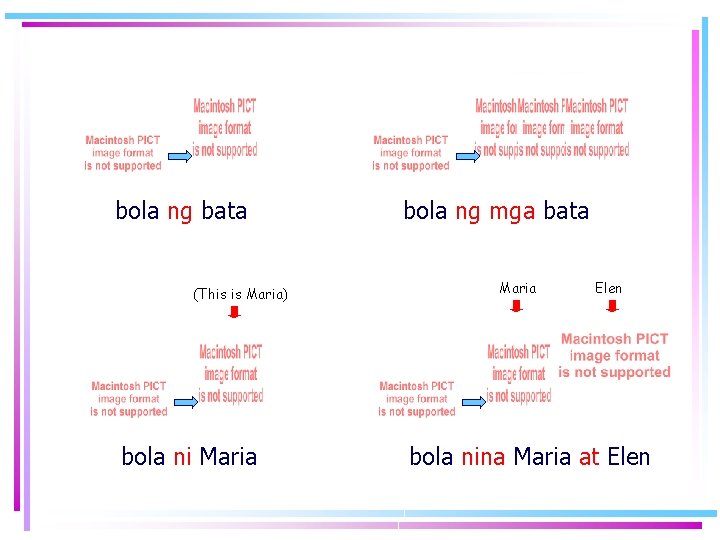 bola ng bata (This is Maria) bola ni Maria bola ng mga bata Maria