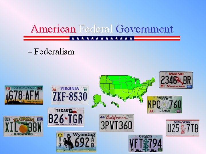 American Federal Government – Federalism 