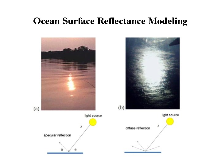 Ocean Surface Reflectance Modeling 