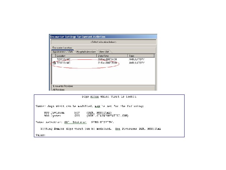 Review Visit Lockout Setting Review Visit Lockout Setting