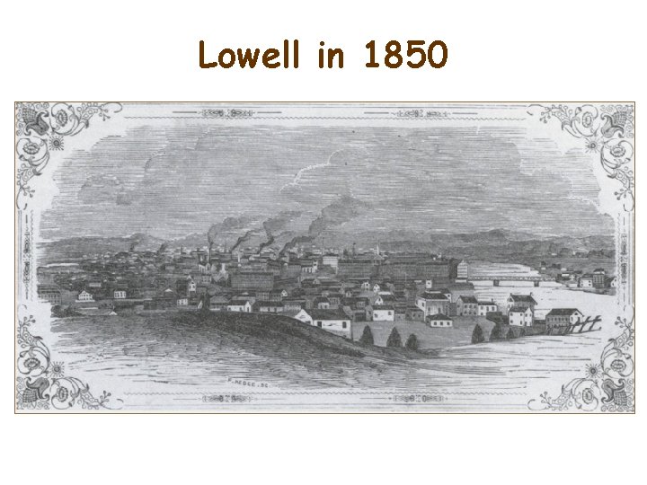 Lowell in 1850 