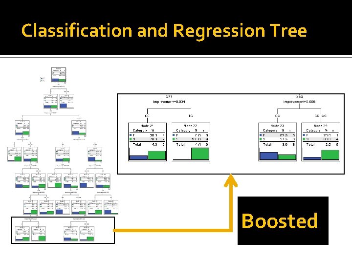 Classification and Regression Tree Boosted 