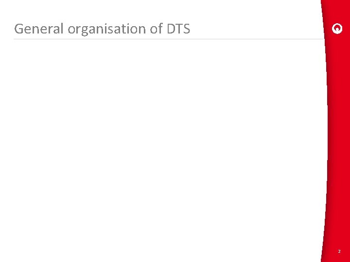 General organisation of DTS 2 