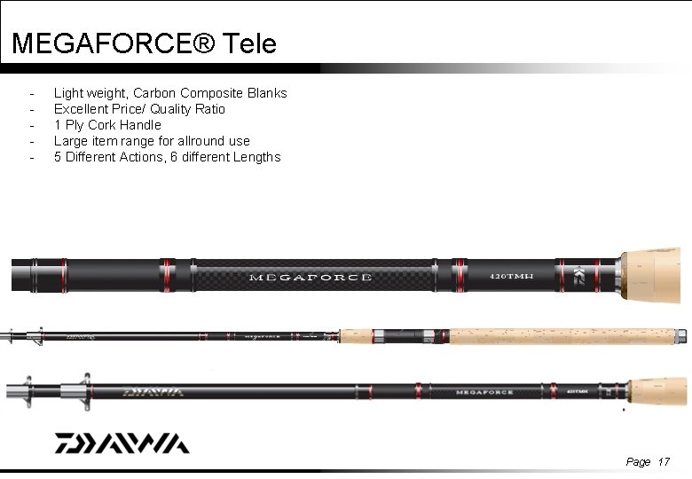 MEGAFORCE® Tele - Light weight, Carbon Composite Blanks Excellent Price/ Quality Ratio 1 Ply