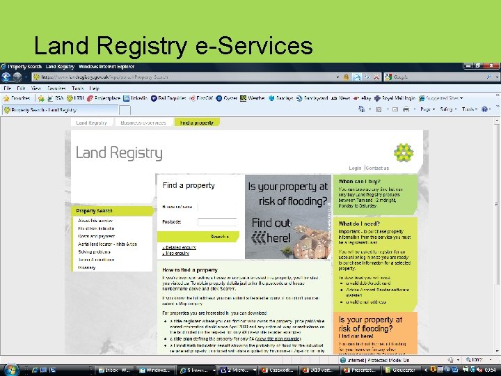 Land Registry e-Services 