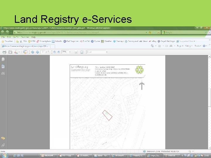 Land Registry e-Services 