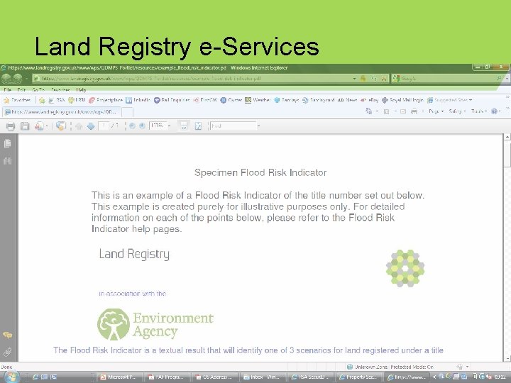 Land Registry e-Services 