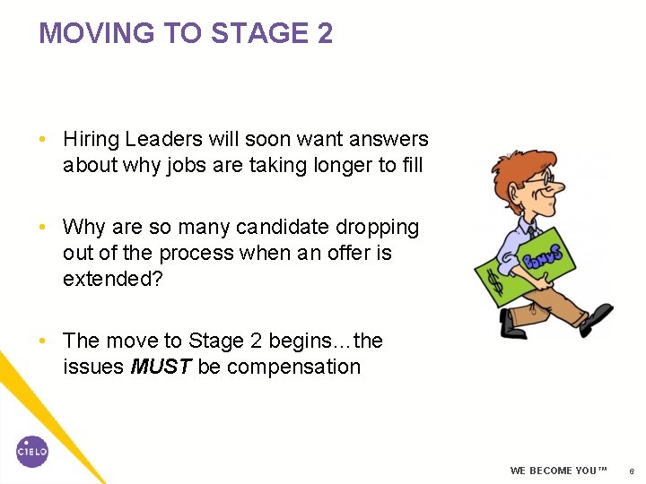 MOVING TO STAGE 2 • Hiring Leaders will soon want answers about why jobs MOVING TO STAGE 2 • Hiring Leaders will soon want answers about why jobs
