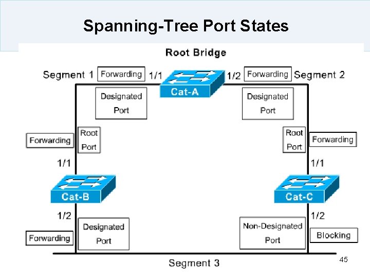 Spanning-Tree Port States 45 