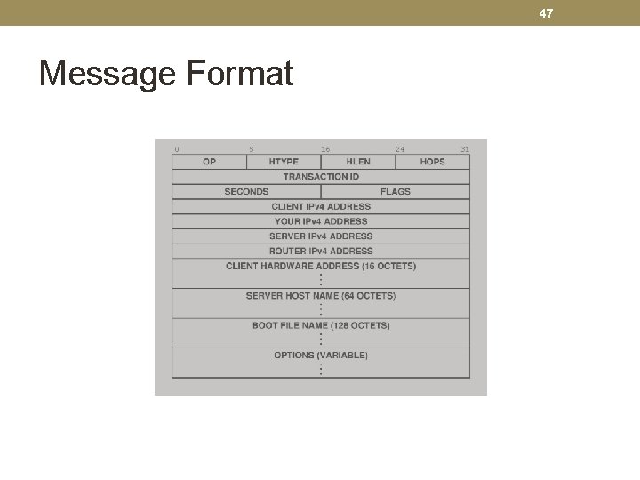 47 Message Format 