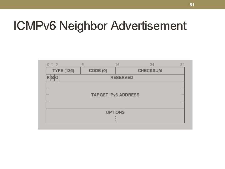 61 ICMPv 6 Neighbor Advertisement 