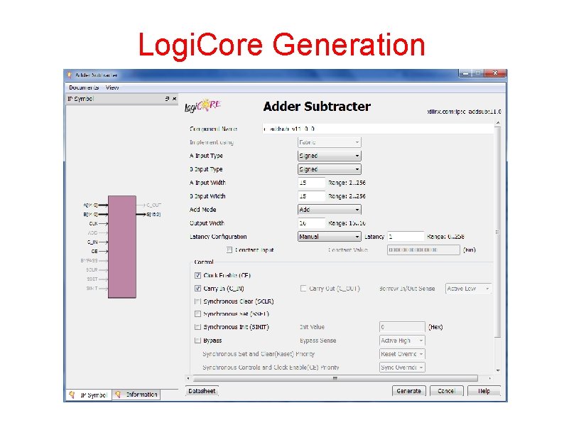 Logi. Core Generation 