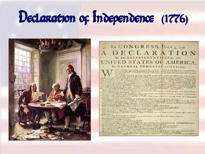 Declaration of Independence (1776) 