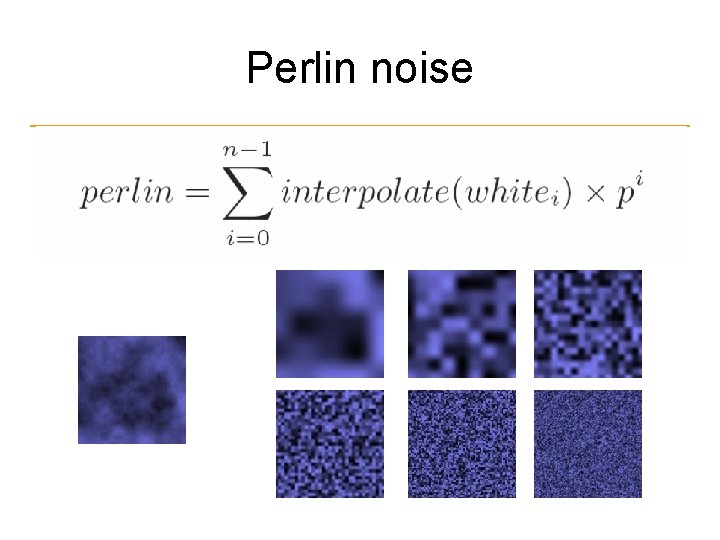 Perlin noise 