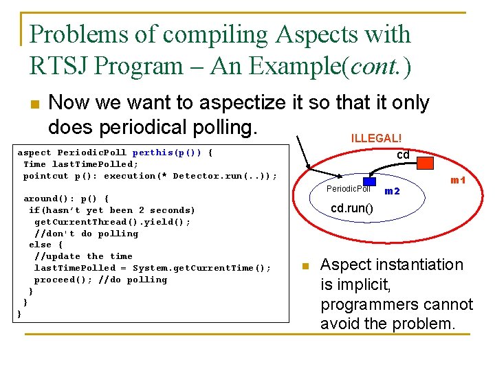 How To Compile Aspects With Realtime Java Pengcheng