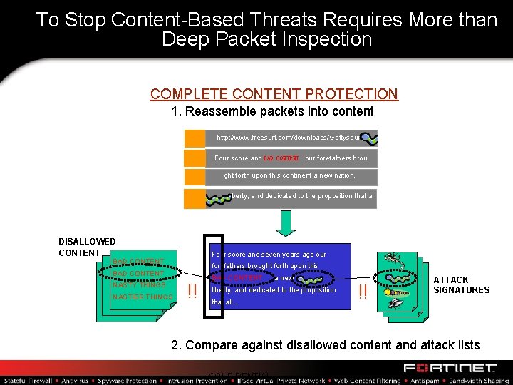 To Stop Content-Based Threats Requires More than Deep Packet Inspection COMPLETE CONTENT PROTECTION 1.