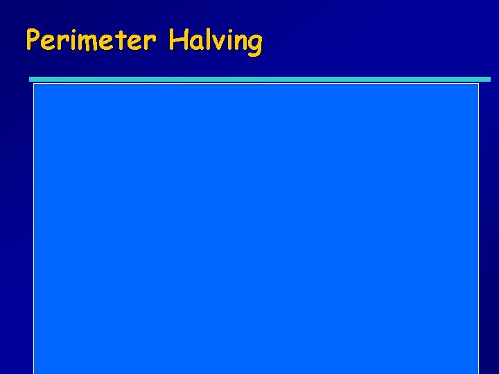 Perimeter Halving 