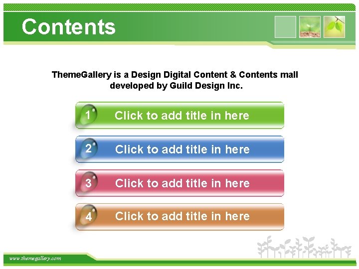 Contents Theme. Gallery is a Design Digital Content & Contents mall developed by Guild