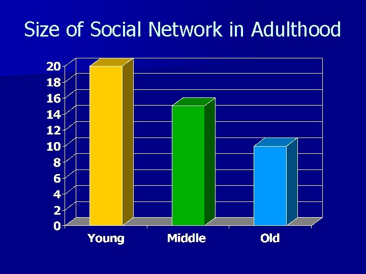 Size of Social Network in Adulthood 