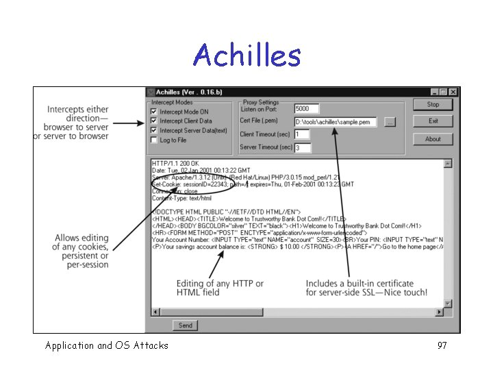 Achilles Application and OS Attacks 97 
