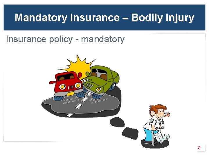 Mandatory Insurance – Bodily Injury Insurance policy - mandatory 3 