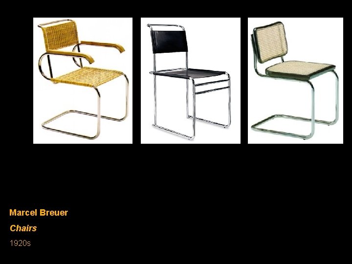 Marcel Breuer Chairs 1920 s 