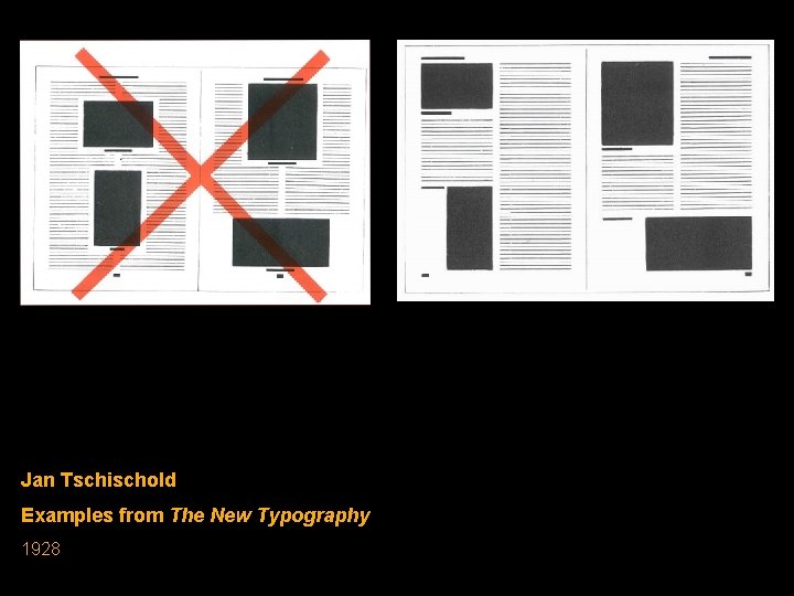Jan Tschischold Examples from The New Typography 1928 