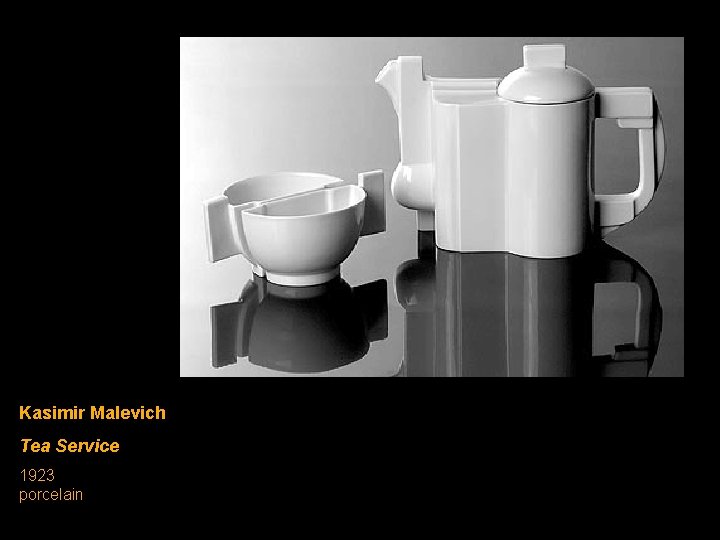 Kasimir Malevich Tea Service 1923 porcelain 