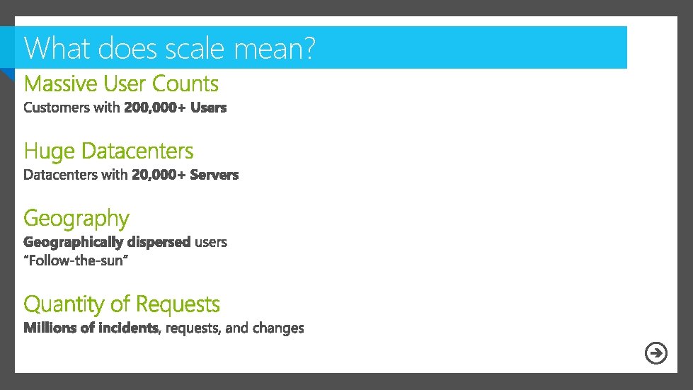 What does scale mean? 