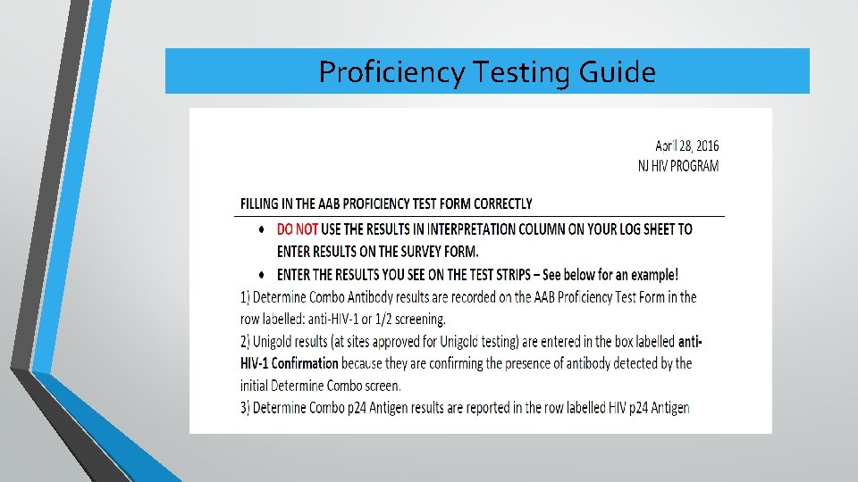 Proficiency Testing Guide 